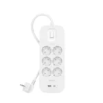Belkin Πολύπριζο 6 Θέσεων με Καλώδιο 2m SRB002VF2M-V2