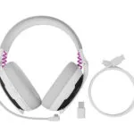 Fury Fukiya F6 Ασύρματο Over Ear Gaming Headset με σύνδεση Bluetooth / USB Λευκό