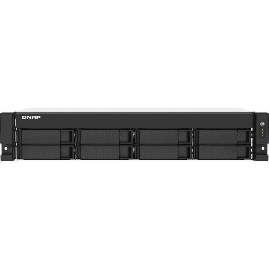 QNap TS-873AEU-RP-4G NAS Rack με 8 θέσεις για HDD/SSD και 2 θύρες Ethernet - Image 1