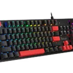 A4Tech Bloody S520N Fire Gaming Μηχανικό Πληκτρολόγιο με BLMS Red Plus διακόπτες και RGB φωτισμό (Αγγλικό US)