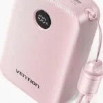 Vention Power Bank 20000mAh 22.5W με Θύρα USB-A και Θύρα USB-C Ροζ