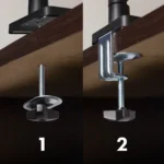 Maclean Energy Βάση Γραφείου για 2 Οθόνες έως 32" με Βραχίονα (MC-134)