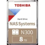 Toshiba N300 Bulk 8TB HDD Σκληρός Δίσκος 3.5" SATA III 7200rpm με 512MB Cache για NAS MN10ADA800S