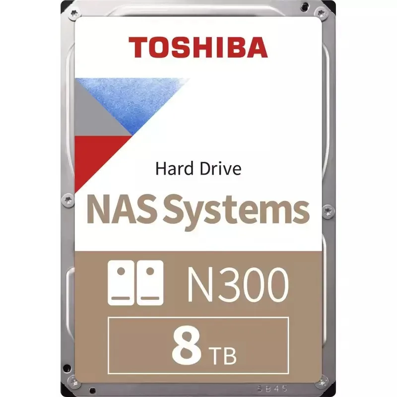 Toshiba N300 Bulk 8TB HDD Σκληρός Δίσκος 3.5" SATA III 7200rpm με 512MB Cache για NAS MN10ADA800S - Image 1