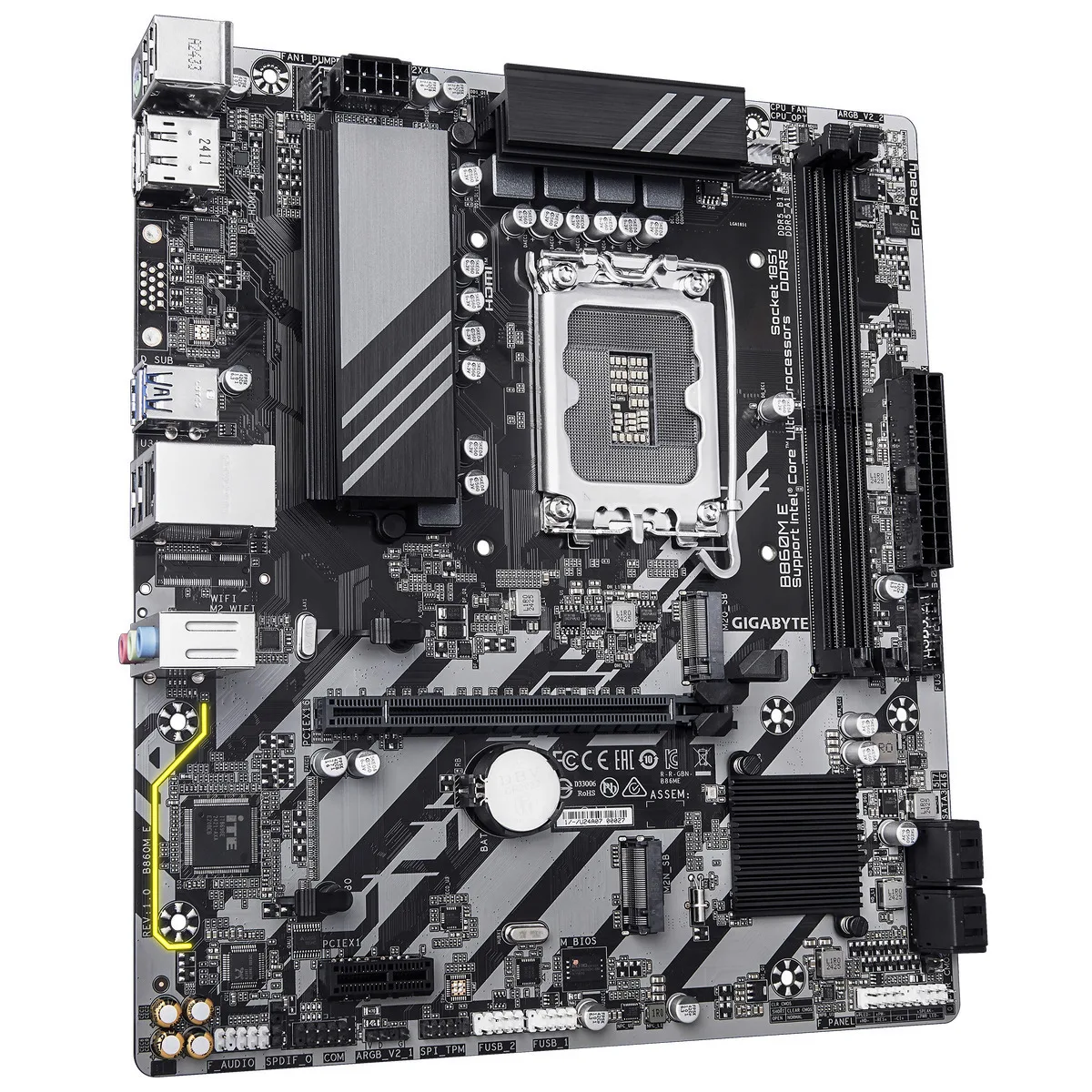 20260109100957_2b000f9d Gigabyte B860M E Motherboard Micro ATX με Intel 1851 Socket - Image 1
