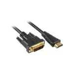 Sharkoon Cable DVI-D male - HDMI male 1m