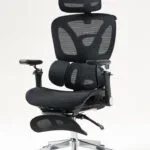 Καρέκλα Γραφείου με Μπράτσα Black Active Jet