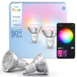 Philips Smart Λάμπες Hue Smart Spotlight Essential LED 4.7W για Ντουί GU10 2τμχ 929004235702