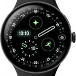 Google Pixel Watch 4 Aluminium 45mm με Παλμογράφο (Matte Black Aluminium Case/Obsidian Active Band)