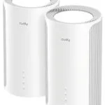 Cudy M11000 WiFi Mesh Network Access Point Wi‑Fi 7 Tri Band (2.4 & 5 & 6GHz) σε Διπλό Kit
