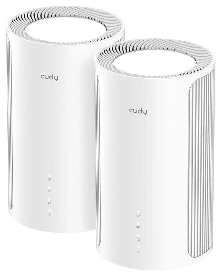 Cudy M11000 WiFi Mesh Network Access Point Wi‑Fi 7 Tri Band (2.4 & 5 & 6GHz) σε Διπλό Kit - Image 1