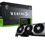 MSI GeForce RTX 5070 12GB GDDR7 Ventus 3X OC Κάρτα Γραφικών 912-V532-204