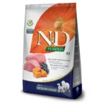 Farmina N&D Pumpkin Medium & Maxi 12kg Ξηρά Τροφή χωρίς Σιτηρά για Ενήλικους Σκύλους Μεσαίων & Μεγαλόσωμων Φυλών με Αρνί, Κολοκύθα και Blueberry