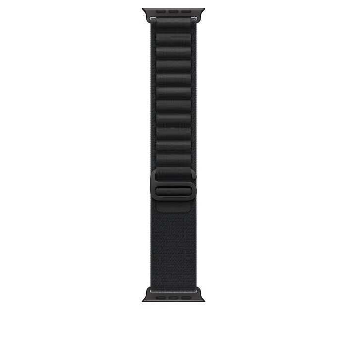 Apple Alpine Loop Λουράκι Black - Medium - Black Titanium Finish (Apple Watch 44/45/46mm/Ultra 49mm) MG9H4ZM/A - Image 1