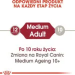 Royal Canin Medium Υγρή Τροφή Σκύλων με Κρέας 10x140gr