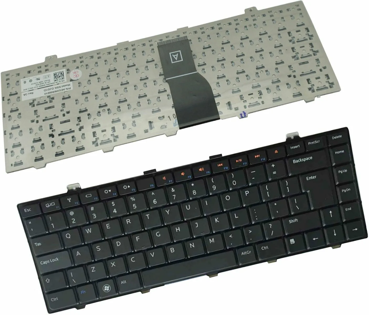Πληκτρολόγιο Laptop Dell Studio 1450 1457 1458 15z L401x Xps L501x 1569 Series V100825js1 Aegm6r00110 08rk69 0px6v2 0t7428 0xw4kd 0xxk7h 0ygjwk 550109800-203-g 550109a00-203-g Uk Version Black Keyboard Κωδ.40194uk - Image 1