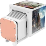 Thermaltake MINECUBE 360 Ultra AIO Υδρόψυξη Επεξεργαστή Τριπλού Ανεμιστήρα 120mm για Socket AM4/AM5/1700/1200/115x με ARGB Φωτισμό Λευκή