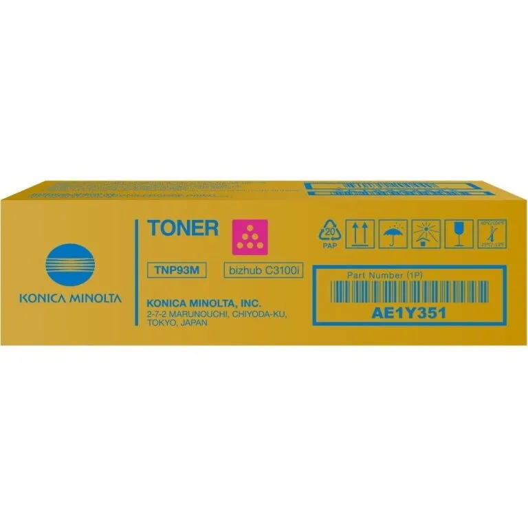 20260113115548_konica_minolta_tnp_93m_gnisio_toner_laser_ektypoti_matzenta Konica Minolta TNP-93M Γνήσιο Toner Laser Εκτυπωτή Ματζέντα - Image 1