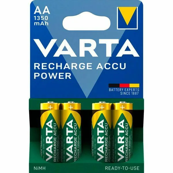 Varta Rechargeable Accu Επαναφορτιζόμενες Μπαταρίες AA Ni-MH 1350mAh 1.2V 4τμχ - Image 1