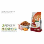 Farmina N&D Pumpkin Neutered Ξηρά Τροφή χωρίς Σιτηρά για Ενήλικες Στειρωμένες Γάτες με Ρόδι / Κολοκύθα / Ορτύκι 5kg