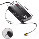 Xblitz Φορτιστής Αυτοκινήτου με Θύρες: 3xUSB 1xType-C 3xΑναπτήρα Μαύρο Χρώμα