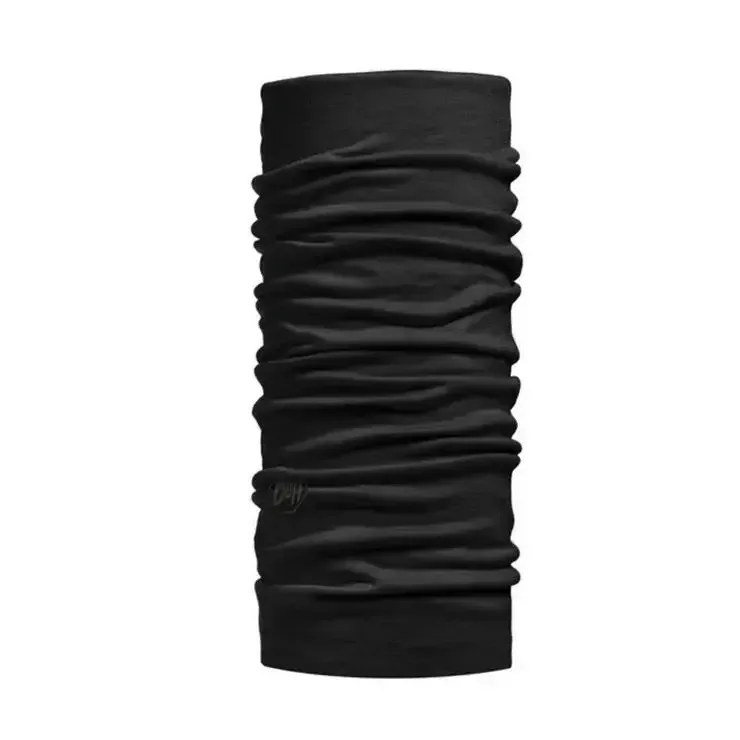 Buff Merino Wool Lightweight Solid 113010.843 Αθλητικό Περιλαίμιο Μαύρο - Image 1