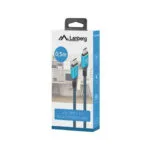 Lanberg USB 2.0 Cable USB-C male - USB-C 240W Μαύρο 0.5m CA-CMCM-44CU-0005-BK