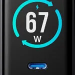 3MK Φορτιστής Χωρίς Καλώδιο με Θύρα USB-A και 2 Θύρες USB-C 67W Power Delivery / Quick Charge 4+ Μαύρος (InCharge Lumin)