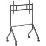 Techly ICA-TR53MB Βάση Τηλεόρασης Τοίχου έως 86" και 80kg Μαύρο