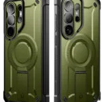 Supcase Unicorn Beetle Pro Mag 360 Full Cover Σιλικόνης / Πλαστικό Σετ με Τζαμάκι Πράσινο (Galaxy S26 Ultra)
