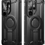 Supcase Unicorn Beetle Pro Mag 360 Full Cover Σιλικόνης / Πλαστικό Σετ με Τζαμάκι Μαύρο (Galaxy S26 Ultra)