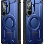 Supcase 360 Full Cover Σιλικόνης / Πλαστικό Σετ με Τζαμάκι Μπλε (Galaxy S26)