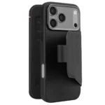 Decoded Textured Silicone Folio Case Detachable Shell Iphone 17 Pro Black