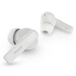 Philips TAT2520WT In-ear Bluetooth Handsfree Ακουστικά με Αντοχή στον Ιδρώτα και Θήκη Φόρτισης Λευκά