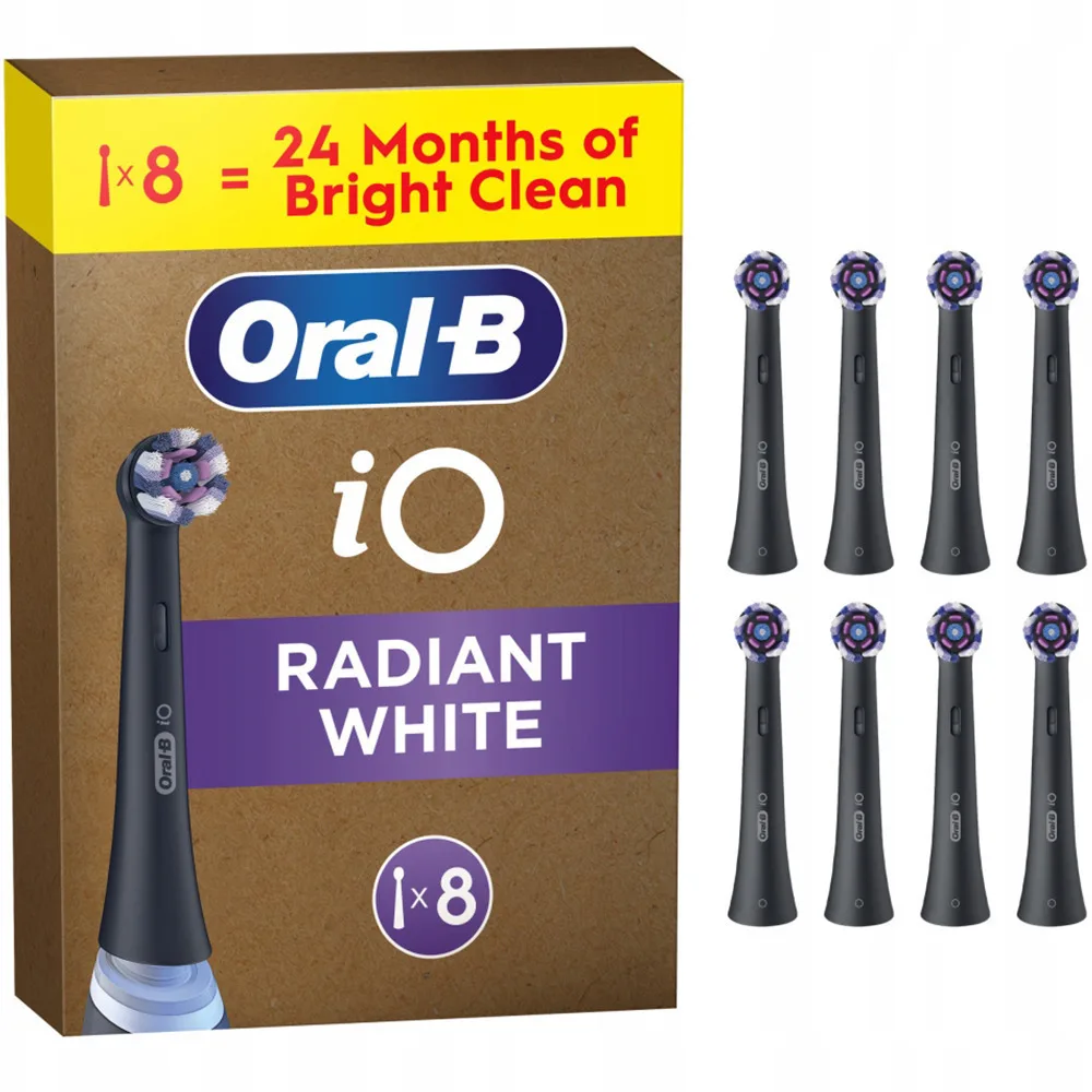 Oral-B Io Radiant White Ανταλλακτικές Κεφαλές για Ηλεκτρική Οδοντόβουρτσα 1τμχ - Image 1