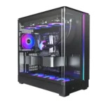 Montech King 45 Pro Gaming Midi Tower Κουτί Υπολογιστή με Πλαϊνό Παράθυρο Μαύρο