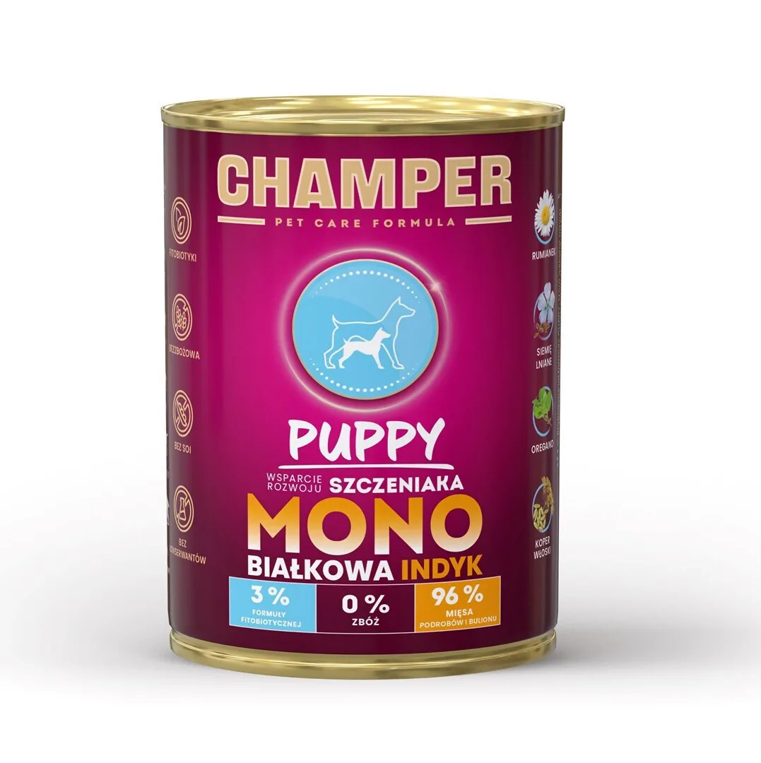 Dog Food Υγρή Τροφή για Κουτάβια με Γαλοπούλα χωρίς Σιτηρά 400gr - Image 1