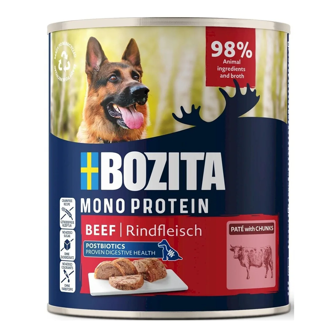 Bozita Υγρή Τροφή Σκύλων με Βοδινό χωρίς Σιτηρά 800gr - Image 1