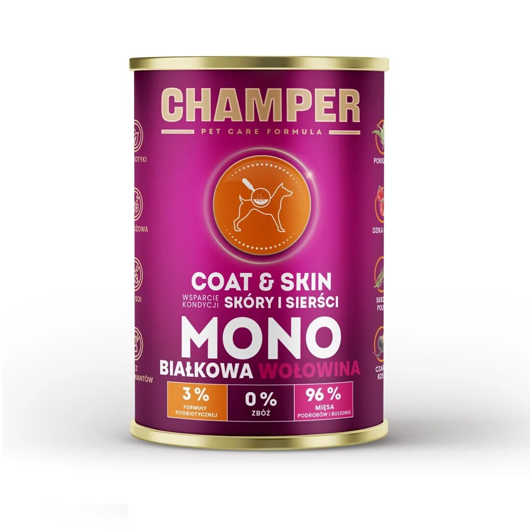 Dog Food Υγρή Τροφή Σκύλων σε Κονσέρβα με Βοδινό χωρίς Σιτηρά 400gr - Image 1