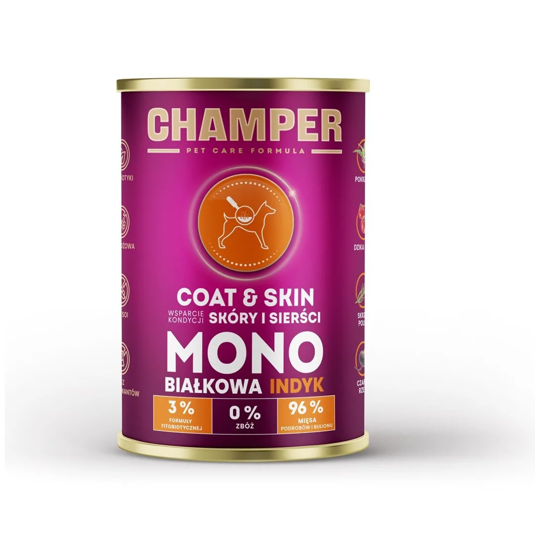 Dog Food Υγρή Τροφή Σκύλων με Γαλοπούλα χωρίς Σιτηρά 400gr - Image 1