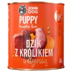 John Dog Υγρή Τροφή για Κουτάβια σε Κονσέρβα με Κολοκύθα, Αγριογούρουνο και Κουνέλι χωρίς Σιτηρά 800gr