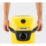 Karcher WD 3 Σκούπα Υγρών / Στερεών 1000W με Πλαστικό Κάδο 17lt