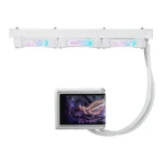 Asus ROG Ryuo IV 360 ARGB Υδρόψυξη Επεξεργαστή Τριπλού Ανεμιστήρα 120mm για Socket AM4/AM5/1700/1200/115x Λευκή