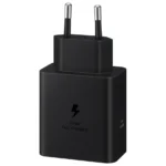 Samsung Φορτιστής Χωρίς Καλώδιο GaN με Θύρα USB-C 60W Power Delivery Μαύρος (EP-T6010N)