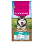 Eukanuba 12kg Ξηρά Τροφή χωρίς Σιτηρά για Ενήλικους Σκύλους Μεγαλόσωμων Φυλών με Ψάρια