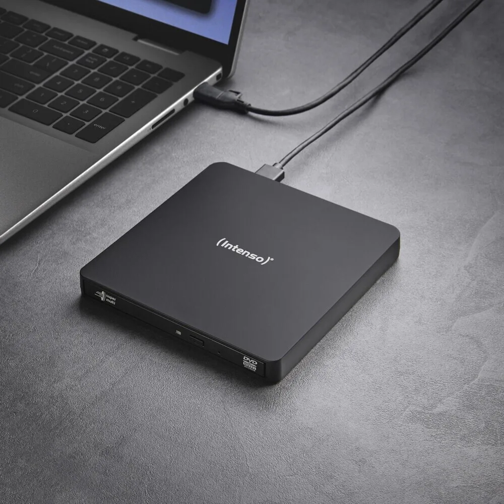 20260202103008_7f032f87 Intenso External Dvdrw 5401400 Eod 400d Slim Usb 3.2 Gen 1×1 Black - Image 1