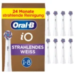 Oral-B Io Radiant White Ανταλλακτικές Κεφαλές για Ηλεκτρική Οδοντόβουρτσα 8τμχ