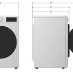 LG Πλυντήριο Ρούχων 9kg με Τεχνολογία Ατμού 1400 Στροφών F4NX1009NWB