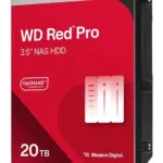 Western Digital Red Pro 20TB HDD Σκληρός Δίσκος 3.5" SATA III 7200rpm με 512MB Cache για NAS WD202KFGX