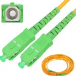 Extralink Καλώδιο Οπτικής Ίνας SC/APC-SC/APC 1m Κίτρινο 1τμχ EX.1537